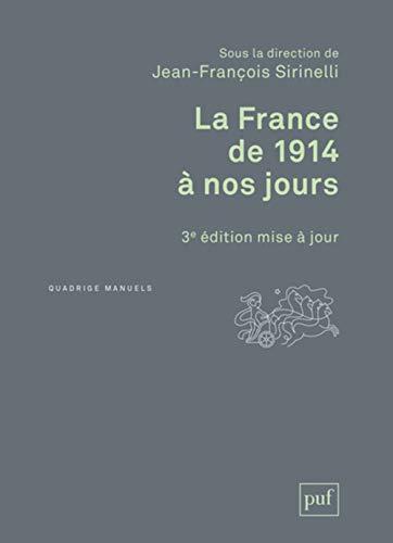 La France de 1914 à nos jours