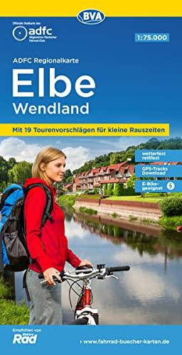 ADFC Regionalkarte Elbe Wendland mit Tourenvorschlägen, 1:75.000, reiß- und wetterfest, GPS-Tracks Download, E-Bike geeignet (ADFC-Regionalkarte 1:75000)