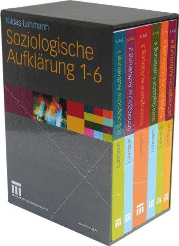 Soziologische Aufklärung 1-6: Sonderedition