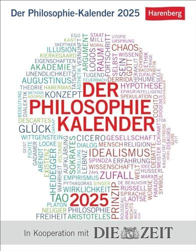 Der Philosophie-Kalender Tagesabreißkalender 2025: Interessanter Tischkalender mit täglichem Wissen. Tageskalender mit spannenden Denkansätzen. Kalender 2025 zum Aufstellen (Wissenskalender Harenberg)