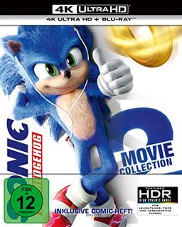 Sonic the Hedgehog - 2-Movie Collection - UHD - Steelbook [Blu-ray]