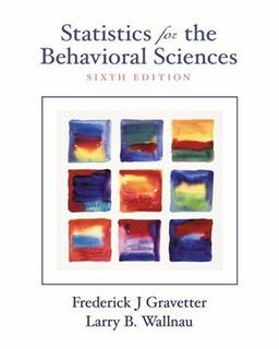 Stats F/the Behavior Sci 6e