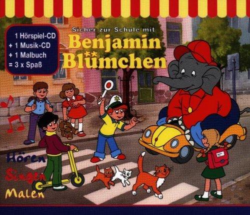 Benjamin Blümchen - Sicher zur Schule (mit Malbuch)