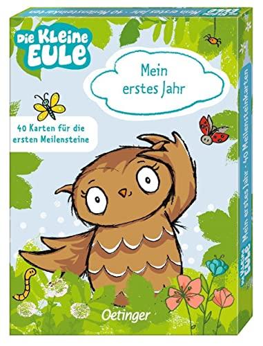 Die kleine Eule. Mein erstes Jahr: 40 Karten für die ersten Meilensteine (Die kleine Eule und ihre Freunde)