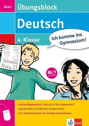 Übungsblock Deutsch 4. Klasse: mit Online-Diagnosetest