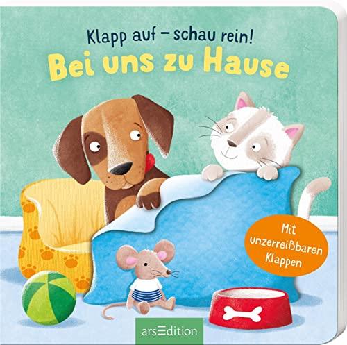 Klapp auf – schau rein: Bei uns zu Hause: Mit unzerreißbaren Klappen | Erster Entdeckerspaß für Kinder ab 12 Monaten