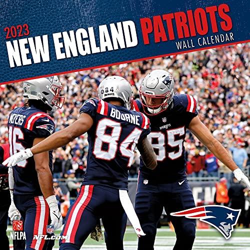 New England Patriots 2023 12x12 Team Wall Calendar