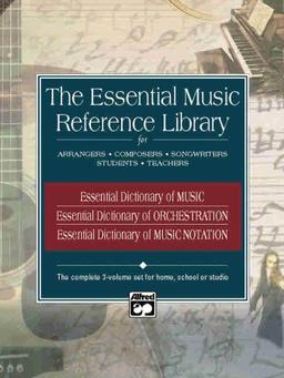 Essential Music Reference Library: Boxed Set, 3 Books Box Set (Essential Dictionary)