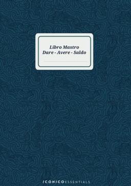 Libro Mastro Dare - Avere - Saldo: Registro Contabilità 17x24 cm 98 Pagine