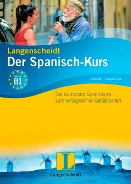 Langenscheidt Der Spanisch-Kurs - Set mit 3 Büchern und 9 Audio-CDs: Der komplette Sprachkurs zum erfolgreichen Selbstlernen (Langenscheidt - Die Sprachkurse)