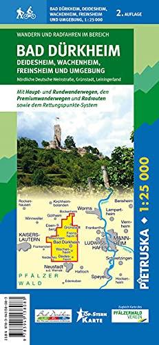 Bad Dürkheim: Wander-, Rad- und Freizeitkarte, Maßstab 1:25.000, 2. Auflage