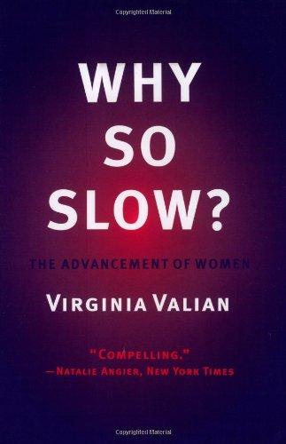 Why So Slow?: Advancement of Women (Mit Press)