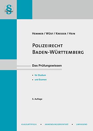 Polizei und Ordnungsrecht Baden Württemberg (Skripten - Öffentliches Recht)