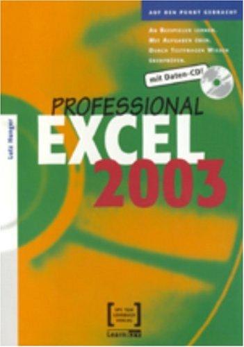 Excel 2003 Professional: Auf den Punkt gebracht. An Beispielen lernen, mit Aufgaben üben.Drch Testfragen Wissen überprüfen