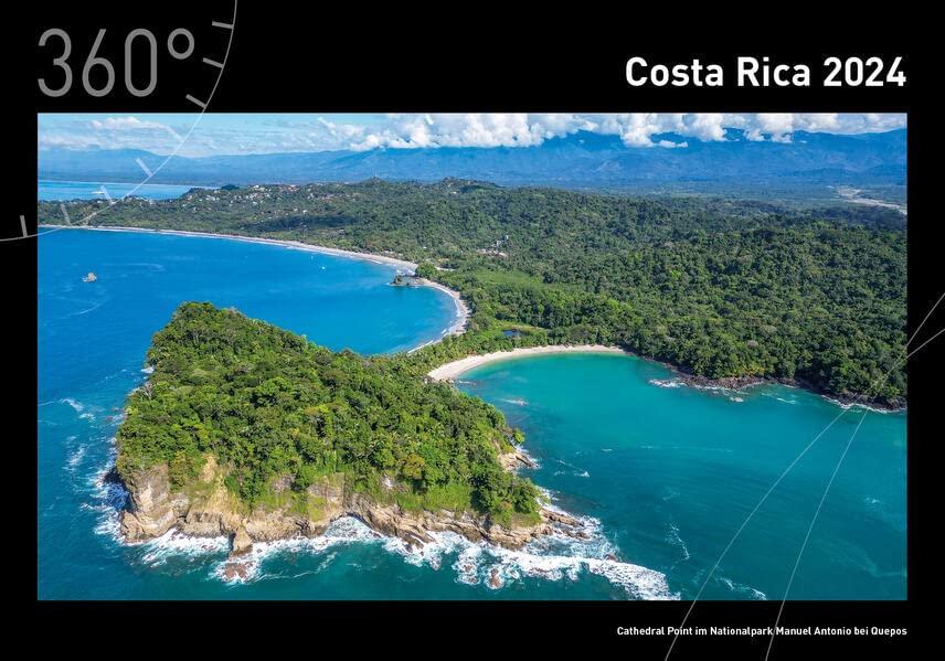 360° Costa Rica Premiumkalender 2024 (360° Premiumkalender 2024 (50 x 35 cm))