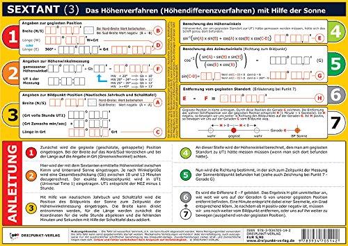 Sextant 3: Das Höhenverfahren (Höhendifferenzverfahren) mit Hilfe der Sonne