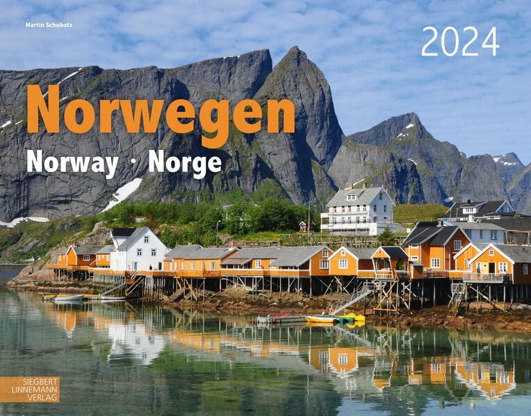 Norwegen 2024 Großformat-Kalender 58 x 45,5 cm: Norge - Norway