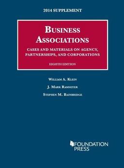 Business Associations 2014 Supplement (University Casebook Series)