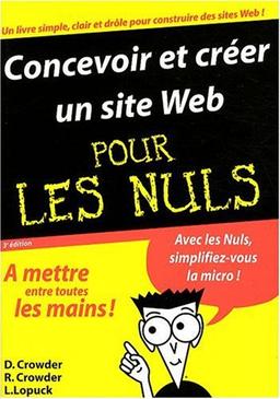 Concevoir et créer un site Web pour les nuls