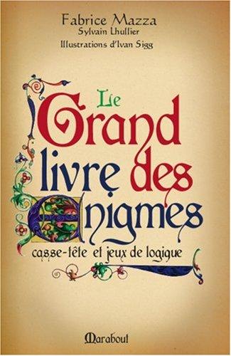 Le grand livre des énigmes : casse-tête et jeux de logique