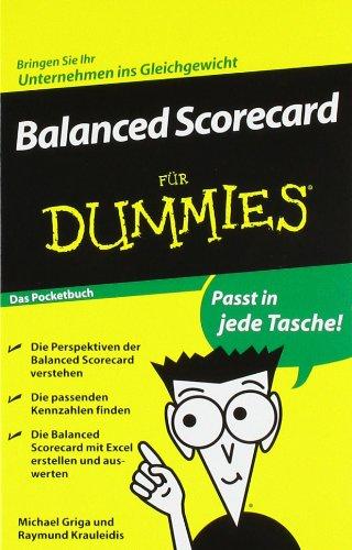 Balanced Scorecard für Dummies Das Pocketbuch