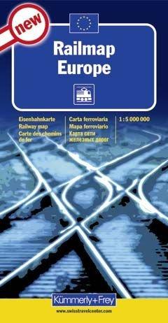 Railmap Europe 1 : 5 000 000