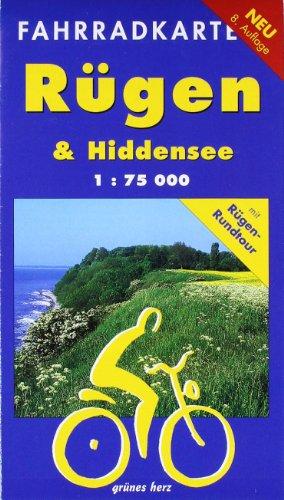 Rügen & Hiddensee 1 : 75 000 Fahrradkarte: Mit Rügen-Rundtour