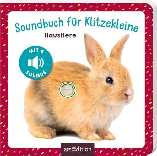 Soundbuch für Klitzekleine – Haustiere: Allererstes Soundbuch mit 6 hochwertigen Tiergeräuschen für Kinder ab 12 Monaten