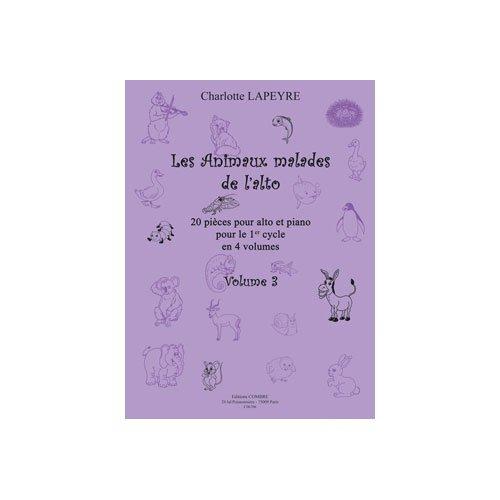 Les Animaux malades de l'alto volume 3 pour Alto et piano