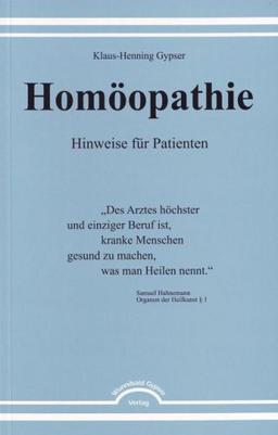 Homöopathie - Hinweise für Patienten