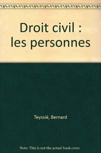 Droit civil : les personnes