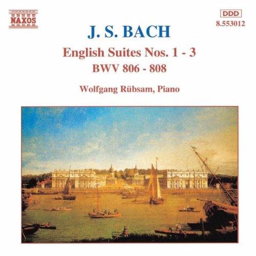 Bach: englische Suiten 1-3 Rübsam