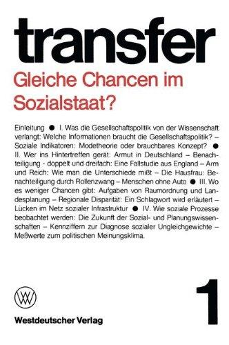 Gleiche Chancen im Sozialstaat? (Transfer) (German Edition)