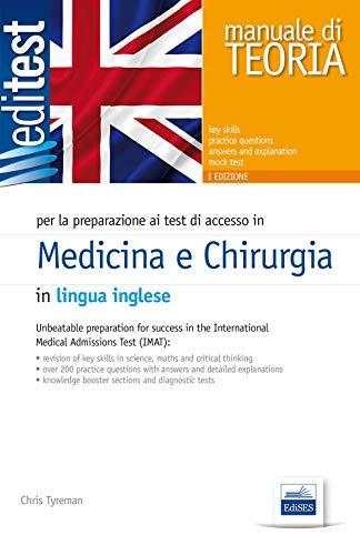 EdiTest 1-2. Manuale medicina e chirurgia. Ediz. inglese (EdiTEST. Ammissioni universitarie)