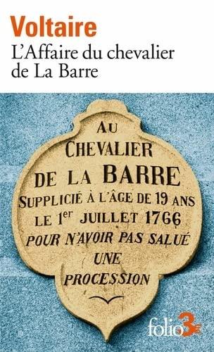 L'affaire du chevalier de La Barre. L'affaire Lally