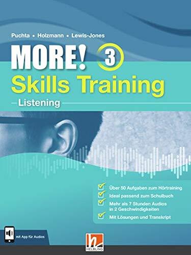 MORE! 3 Skills Training - Listening: mit App für Audios (Helbling Languages)