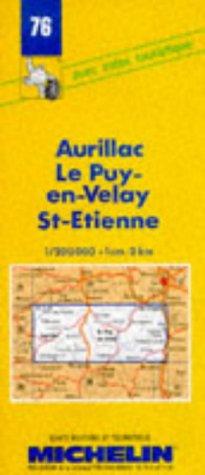 Michelin Aurillac - St. Etienne 1 : 200 000. (Michelin Maps)