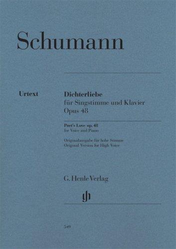 Dichterliebe Op 48. Gesang Hoch, Klavier