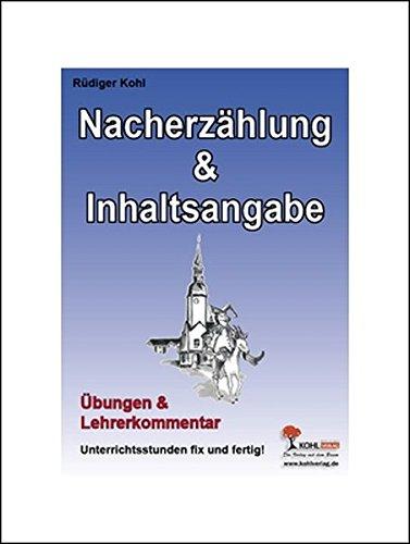 Nacherzählung und Inhaltsangabe