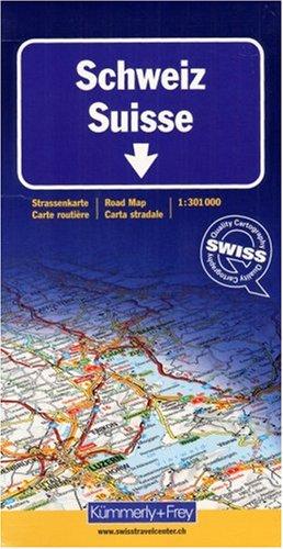 Kümmerly & Frey Karten, Schweiz, Offizielle Straßenkarte des Touringclub der Schweiz: T.C.S.Map - 1: 301, 000 (European maps)