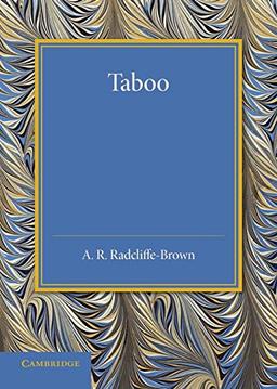 Taboo: The Frazer Lecture 1939