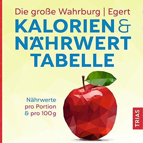 Die große Wahrburg/Egert Kalorien-&-Nährwerttabelle: Erstmals auf einen Blick: Mit den Nährwerten pro Portion & pro 100 g