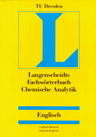 Langenscheidt Fachwörterbuch Chemische Analytik, Englisch