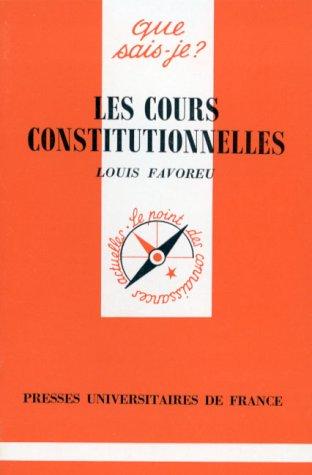 Les cours constitutionnelles