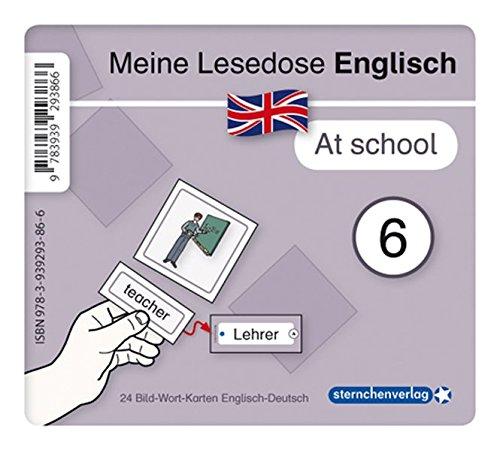 Meine Lesedose Englisch 6 - At school: 24 Bild-Wort-Karten