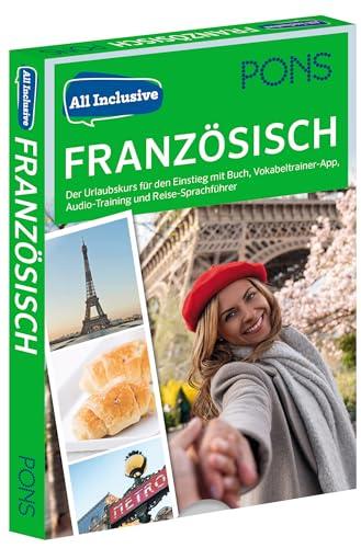 PONS All inclusive Sprachkurs Französisch: Der Urlaubskurs für den Einstieg mit Buch, Vokabeltrainer-App, Audio-Training und Reise-Sprachführer