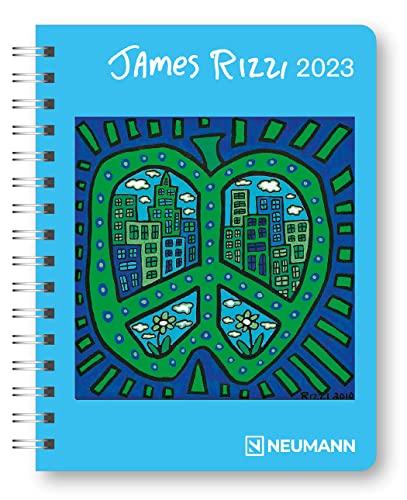 James Rizzi 2023 - Diary - Buchkalender - Taschenkalender - Kunstkalender - 16,5x21,6: Diary