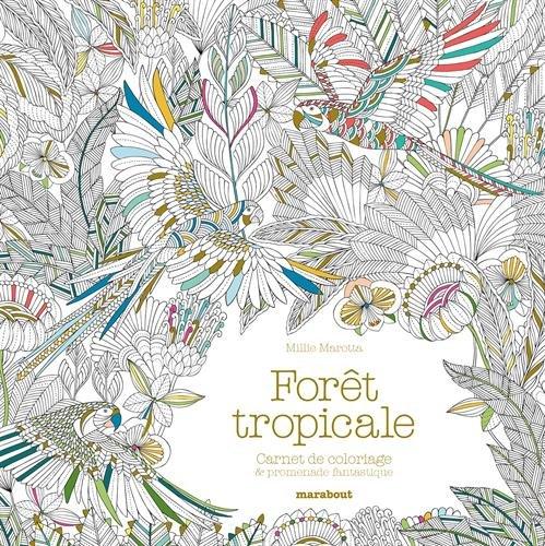 Forêt tropicale : carnet de coloriage & aventure antistress