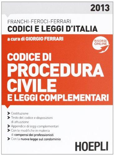 Codice di procedura civile e leggi complementari