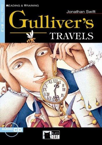 Gulliver's Travels - Buch mit Audio-CD (Black Cat Reading & Training - Step 3)